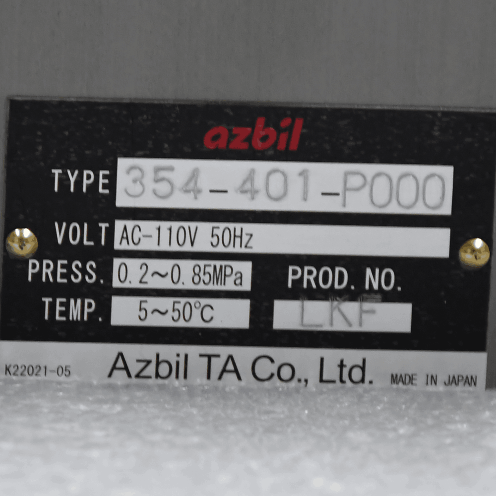 azbil TACO YAMATAKE Solenoid Valve 354-401-P000